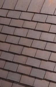 Classic Dark Heather Handmade clay roof tiles